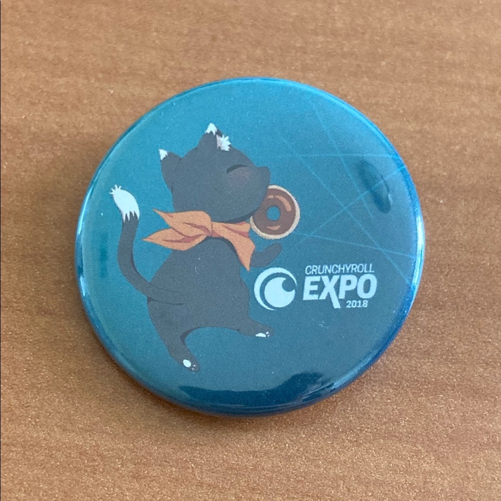 Crunchyroll Expo 2018: Cat Button Pin